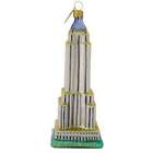 Empire State Building Blown Glass Ornament