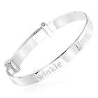 Children's Twinkle Twinkle Little Star Diamond and Silver Bangle