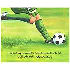 Kick Out of Soccer Personalized Art Print