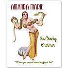 Gypsy Snake Charmer Pin-Up Personalized Print