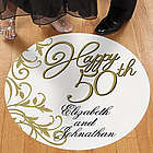 Personalized 50th Anniversary Floor Cling