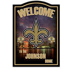 New Orleans Saints Personalized Welcome Sign
