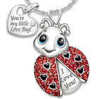 Granddaughter, You're Cute as a Bug Engraved Ladybug Pendant