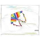 Rainbow Kite Watercolor Personalized Print
