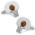 3D Basketball Hoop Cufflinks