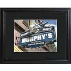 San Diego Chargers Personalized Tavern Print in Matted Frame
