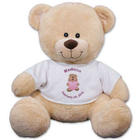 Personalized New Baby Girl Teddy Bear