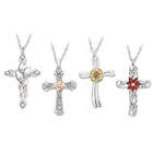 Seasons of Faith Necklace Set with 4 Cross Pendants