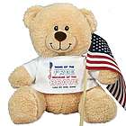 Home of the Free Personalized Teddy Bear