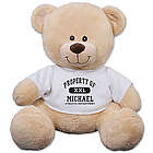 Personalized Property Of Athletic Department Teddy Bear