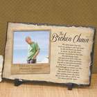 Broken Chain Custom Photo Sympathy Plaque