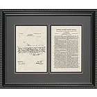 Wright Flyer Airplane Patent Framed Print