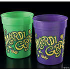 Mardi Gras Plastic Cups