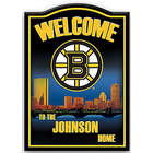 Boston Bruins Personalized Welcome Sign