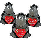 One Dozen Mini Gorillas with Heart