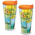Two 24-Ounce Adirondack Chair Tumblers with Lids
