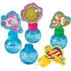 24 Cartoon Tropical Fish Round Bubble Bottles