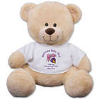 Welcome Baby Girl Personalized Teddy Bear