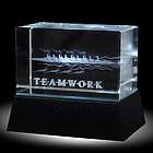 Teamwork Rowers 3D Crystal Award