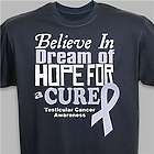 Cure Testicular Cancer Awareness T-Shirt