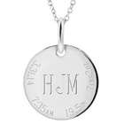 New Mother's Personalized Sterling Silver Pendant