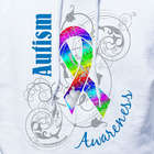 Personalized Autism Ribbon Awareness Hooded Sweatshirt