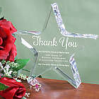 Thank You Awareness Award Star Keepsake