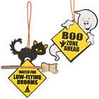 12 Ghost & Cat Road Signs Craft Kits