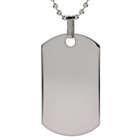 Large Stainless Steel Personalized Dog Tag