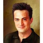 Matthew Perry Oil Painting Style Print on Canvas