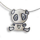 Sterling Silver Panda Bear Necklace