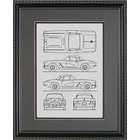 Chevrolet Corvette Blueprint Art Print