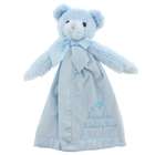 Personalized Baptism Bear Snuggler in Blue