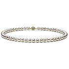 17.5" AA White Pearl Necklace
