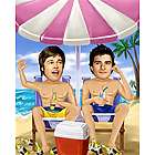 Personalized Life's a Beach Guy's Caricature