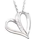 My Daughter, My Heart, My Love 3 Diamond Pendant Necklace