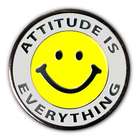 Attitude Is Everything Lapel Pin