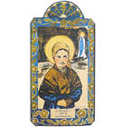 St Bernadette Patron Saint of Illness Retablo Plaque