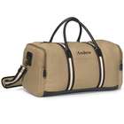 Personalized Khaki Duffel Bag