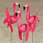 Twirling Flamingo Yard Stakes