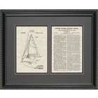 Sailboat Patent Artwork Nautical Art Print