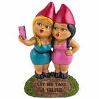 Selfie Sisters Garden Gnome