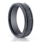 Seranite Black Ceramic Ring