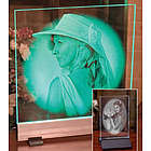 Personalized Etched Glass Photo Panel