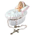 Precious Moments Baptism Rosary Set for Girls