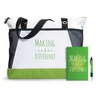 Making a Difference Motivational Tote Gift Set