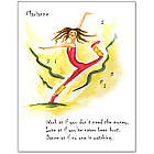 Unbridled Happiness Dance Personalized Print