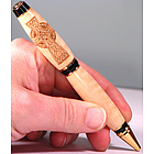 Celtic Cross Engraved Handmade Pen