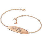 A Touch of Heaven Rose Gold-Plated Copper and Diamond Bracelet