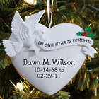 In Our Hearts Personalized Ornament